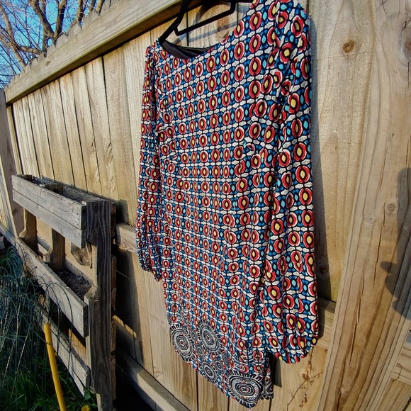 Laundry by Shelli Segal Geometric Split-Sleeve - Picture 5 of 5